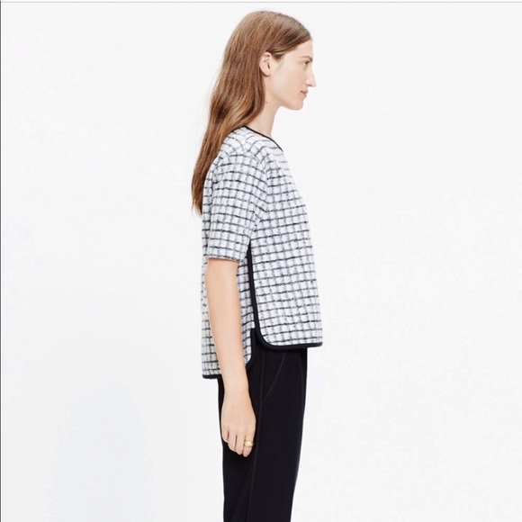 Madewell windowpane shirt xs - Picture 2 of 5